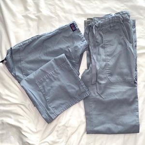 Set of gray scrubs
